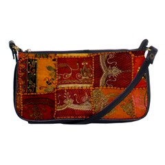 India Print Realism Fabric Art Shoulder Clutch Bags by TheWowFactor