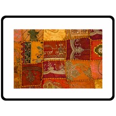 India Print Realism Fabric Art Fleece Blanket (large)  by TheWowFactor