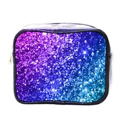 Glitter Ocean Bokeh Mini Toiletries Bags by KirstenStar