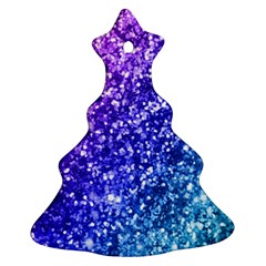 Glitter Ocean Bokeh Ornament (christmas Tree) by KirstenStar