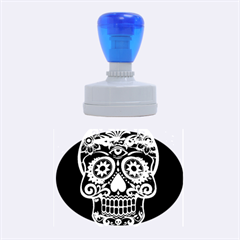 Skull Rubber Oval Stamps by ImpressiveMoments