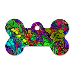 Powerfractal 4 Dog Tag Bone (two Sides) by ImpressiveMoments