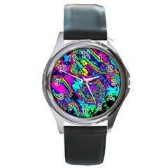 Powerfractal 2 Round Metal Watches