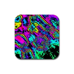 Powerfractal 2 Rubber Coaster (square)  by ImpressiveMoments