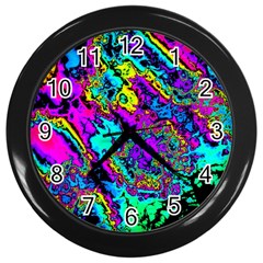 Powerfractal 2 Wall Clocks (Black)