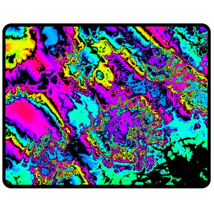 Powerfractal 2 Double Sided Fleece Blanket (Medium) 