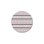 Fancy Tribal Border Pattern Soft Golf Ball Marker Front