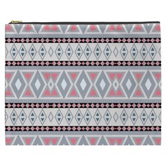 Fancy Tribal Border Pattern Soft Cosmetic Bag (xxxl)  by ImpressiveMoments