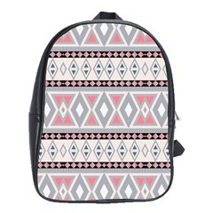 Fancy Tribal Border Pattern Soft School Bags (xl)  by ImpressiveMoments