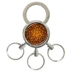 Gold Stars 3-ring Key Chains by KirstenStar