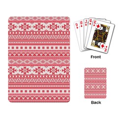 Fancy Tribal Borders Pink Playing Card by ImpressiveMoments