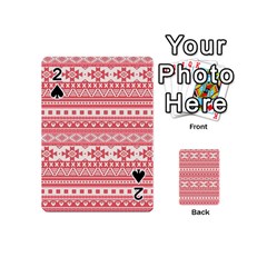 Fancy Tribal Borders Pink Playing Cards 54 (mini)  by ImpressiveMoments