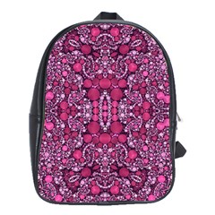 Crazy Beautiful Abstract  School Bags (xl) 