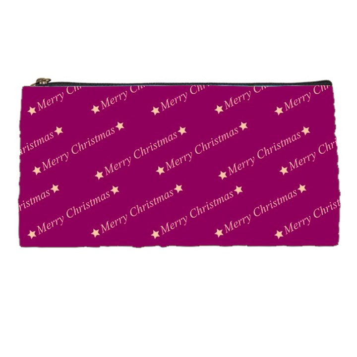 Merry Christmas,text,bordeaux Pencil Cases