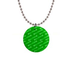 Many Stars, Neon Green Button Necklaces by ImpressiveMoments