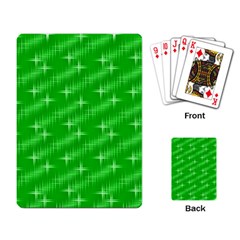 Many Stars, Neon Green Playing Card