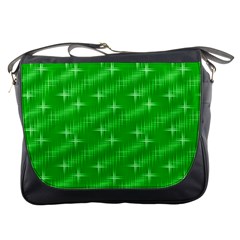 Many Stars, Neon Green Messenger Bags by ImpressiveMoments