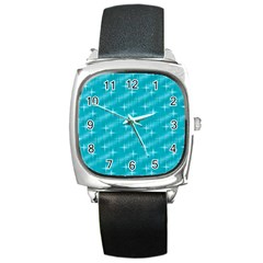 Many Stars,aqua Square Metal Watches