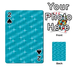 Many Stars,aqua Playing Cards 54 Designs 