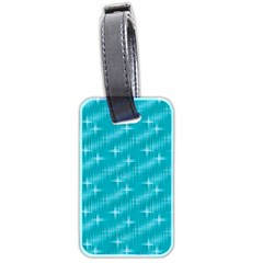 Many Stars,aqua Luggage Tags (Two Sides)