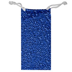 Sparkling Glitter Blue Jewelry Bags