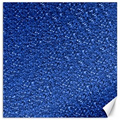 Sparkling Glitter Blue Canvas 20  x 20  