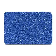 Sparkling Glitter Blue Plate Mats