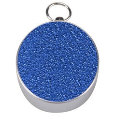 Sparkling Glitter Blue Silver Compasses