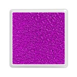 Sparkling Glitter Hot Pink Memory Card Reader (Square)  Front