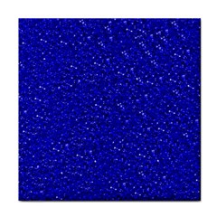 Sparkling Glitter Inky Blue Face Towel by ImpressiveMoments