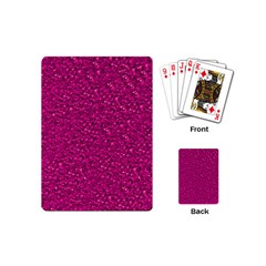 Sparkling Glitter Pink Playing Cards (mini)  by ImpressiveMoments