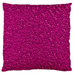 Sparkling Glitter Pink Large Cushion Cases (two Sides)  by ImpressiveMoments