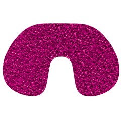 Sparkling Glitter Pink Travel Neck Pillows