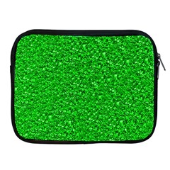 Sparkling Glitter Neon Green Apple Ipad 2/3/4 Zipper Cases by ImpressiveMoments