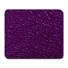 Sparkling Glitter Plum Large Mousepads by ImpressiveMoments