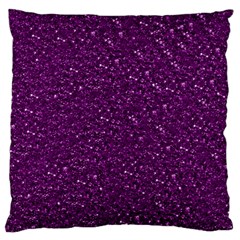 Sparkling Glitter Plum Standard Flano Cushion Cases (two Sides)  by ImpressiveMoments