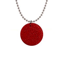 Sparkling Glitter Red Button Necklaces