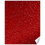 Sparkling Glitter Red Canvas 11  x 14   10.95 x13.48  Canvas - 1