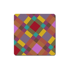 Shapes Pattern Magnet (square) by LalyLauraFLM