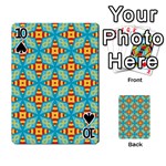 Cute Pretty Elegant Pattern Playing Cards 54 Designs  Front - Spade10