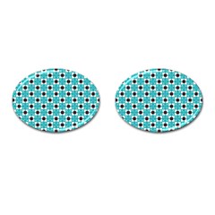 Cute Pretty Elegant Pattern Cufflinks (oval) by GardenOfOphir