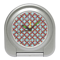 Cute Pretty Elegant Pattern Travel Alarm Clocks by GardenOfOphir
