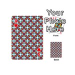 Cute Pretty Elegant Pattern Playing Cards 54 (Mini)  Front - Heart4