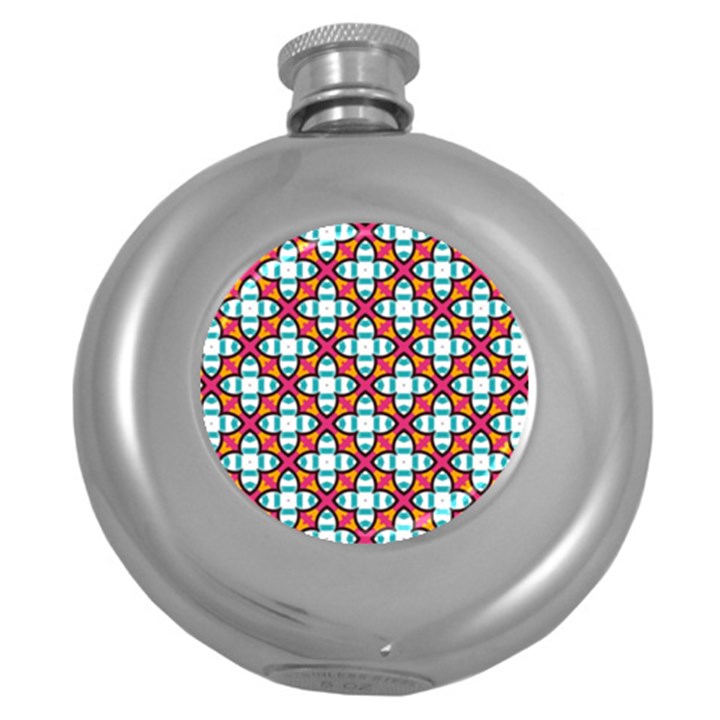 Pattern 1284 Round Hip Flask (5 oz)