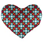 Pattern 1284 Large 19  Premium Heart Shape Cushions Front