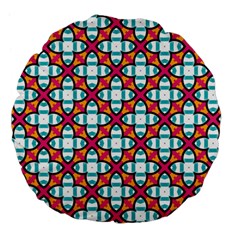 Pattern 1284 Large 18  Premium Flano Round Cushions by GardenOfOphir