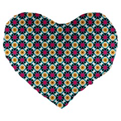 Pattern 1282 Large 19  Premium Heart Shape Cushions by GardenOfOphir