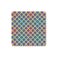 Cute Abstract Pattern Background Square Magnet by GardenOfOphir