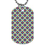 Cute abstract Pattern background Dog Tag (Two Sides) Front