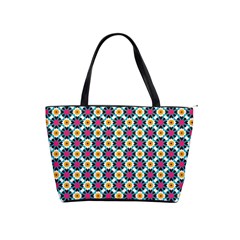 Cute Abstract Pattern Background Shoulder Handbags by GardenOfOphir